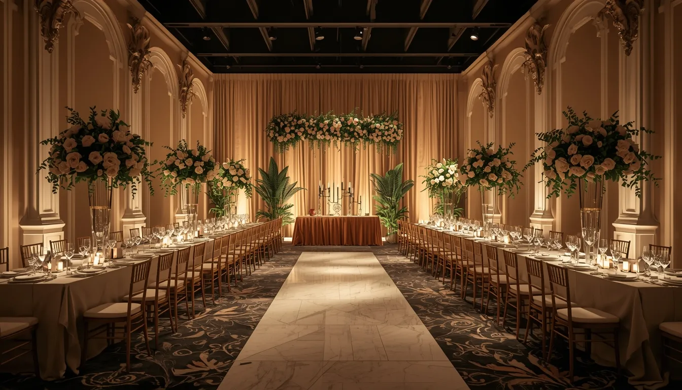 elegant event setup showcase