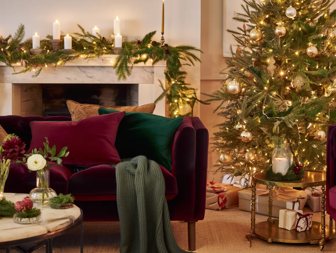festive furniture styling